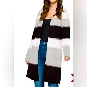 NWT Bundle XS striped duster and gray pants from stitch fix size XS/0